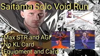 ROM 2.0 Saitama Void Run Solo (No Kobold Leader Card) Max STR and AGI Build