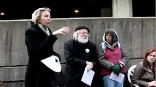 Lawyer Antonia Fasanelli HPRP Homeless Advocate attends a meeting at #Camp83