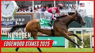 NITROGEN wins the $600.000 Edgewood Stakes (G2)