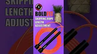 ✅ Boldfit skipping rope adjustment of rope length #shorts