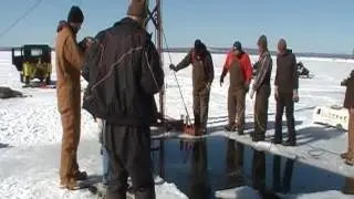 Ice recovery Lake Superior