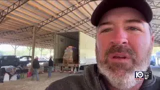 Central Texan Brian Buckner arrives in devastated N.C. hometown to deliver supplies