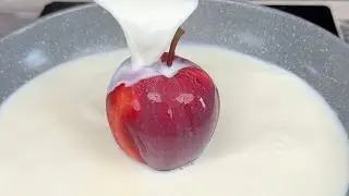 Я добавила яблоко в кипящее молоко, и вот что меня поразило!