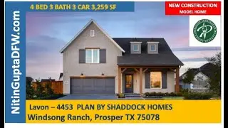Lavon Plan By Shaddock Homes in Windsong Ranch in Prosper, TX | Prosper ISD Homes For Sale