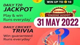 Amazon Funzone Runs Quiz Answers Today | Amazon Quiz Today | 31 May 2022