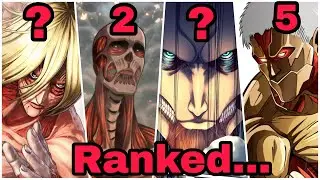 Every titan shifters ranked | weakest to strongest |according to season 4 part 2 |[HINDI]