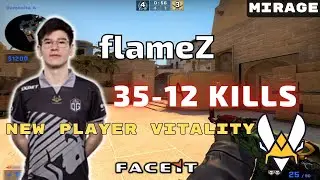 CSGO POV flameZ (35-12) Mirage 𝙒𝙞𝙣 (16-7) / Faceit 19.05.2023