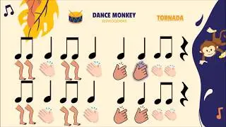 Ritmograma Percussi&oacute; corporal - DANCE MONKEY (Tones and I)
