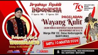 LIVE WAYANG KULIT DALANG KI EKO SUWARYO LAKON BABAD ALAS WONOMARTO