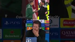 Diego Simeone STORMS OUT of press conference after Liverpool defeat 🤬 #StanSportAU #UCL