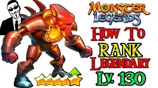 🔴Monster Legends: Tutorial How to Rank Legendary Level 130 free Nitroblaster Madam fusion Eisul 130
