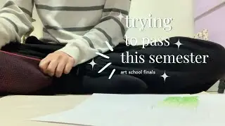 Catching up on my assignments and trying not to fail | A VLOG