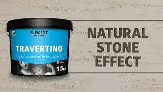 🎨 Natural stone effect | TRAVERTINO ELEMENT DECOR
