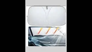 Car Windshield Sun Shade Covers Visors Front Window Sunscreen Protector Parasol Coche For Tesla M...