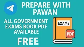 government exams pdf books telegram channel link