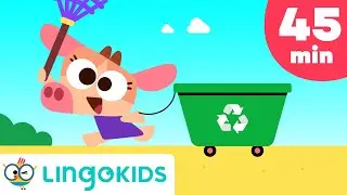 Pick It Up Song! ♻️🎶 + More NATURE SONGS FOR KIDS 🌍| Lingokids