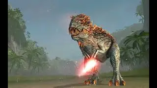 El T rex demonio de Halloween, el Alpha 06.🦖👹
