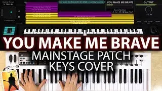 You Make Me Brave MainStage patch keyboard cover - Bethel Music