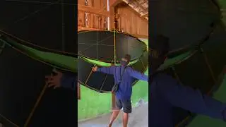 REJEKI NOMPLOK DAPAT LAYANGAN GRATIS #layangan #gapangan #kreatif #kreasi #kite