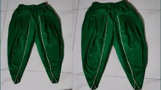 8 se 10 saal k liyTulip Salwar Cutting and Stitching Tutorial||How to Cut and Stitch Tulip Salwar💚💚