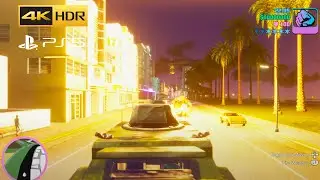 GTA: Vice City – The Definitive Edition - TANK/RHINO RAMPAGE - 4K60FPS Next-Gen Gameplay on PS5