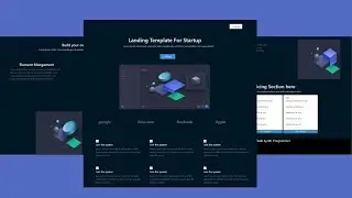 Create Modern Landing Page Using HTML and CSS Step By Step