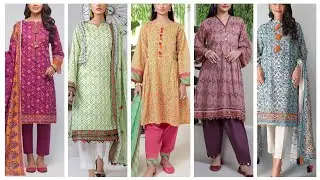 Simple Lawn Dress Design/Printed Dress Design 2023