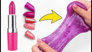 🌌 💄 Galaxy Slime Glow-Up! Makeup + Glitter = Kreasi Kosmik ✨