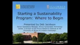 Starting a Sustainability Program: Where to Begin
