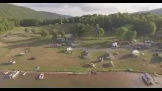 Lake Raystown Resort Drone view