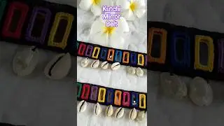 Beautiful Kutchi Mirror Waist Belt | #navratrilook #handmade