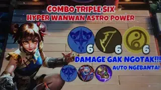 COMBO TRIPLE SIX MAGIC CHESS !! HYPER WANWAN ASTRO POWER MAGIC CHESS !! 6 ASTRO 6 ARCHER  6 CADIA