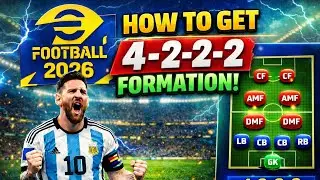HOW TO GET 4222 LATEST FORMATION IN EFOOTBALL 2026 PLEASE WATCH THIS VIDEO TILL END#efootball #