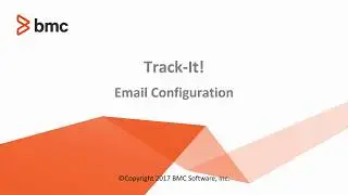 Track-It! 2018 - Email configuration
