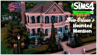 🏡Поместье с приведениями👻 | Симс 4: Строительство | Haunted Mansion| The Sims 4: Speed Build