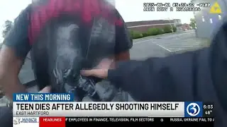 VIDEO: Fleeing teen dies after shooting himself, East Hartford police say