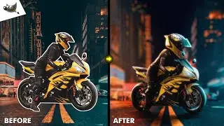 cara membuat miniatur sepeda motor di aplikasi GIMP | Gimp Tutorial