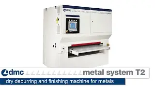 DMC Metal System dry deburring and finishing machine for metals
