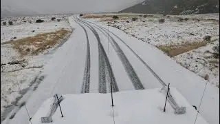Hooker River to Hermitage in snow - Orange Alert