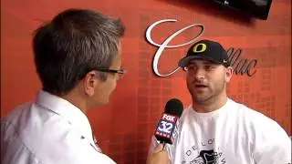 Lou Canellis with Bears OL Kyle Long at ESPN Radio