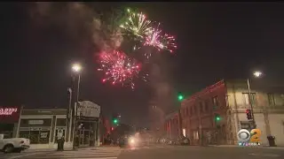 Illegal Fireworks Light Up Sky Over Boyle Heights In Neighborhood Tradition