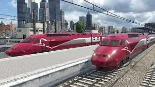 Transport Fever 2 : Thalys Paris-Bruxelles ! (cab ride) Episode 27