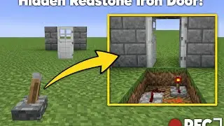 INSANE Minecraft Redstone Door Opens From FAR! 😱🔥. #Minecraft#Redstone#MinecraftInventions#Gaming