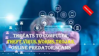 Threats to Computer,Theft,Virus,Worms,Trojan,Online Predator,Scams HINDI URDU