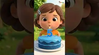 Number Song for Kids 🎂 | Learn Numbers 1&ndash;10 | Fun Nursery Rhyme #shorts  #kidslearning