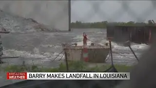 Tropical Storm Barry makes landfall in Louisiana