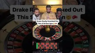 Drake Plays High Stake Roulette..#stake #gambling #casino #drake #roulette #shorts #short