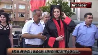 NECMİ ASFUROĞLU ANADOLU LİSESİ'NDE MEZUNİYET COŞKUSU