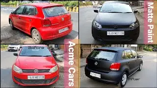 Volkswagen Polo | Metallic Matte Black Paint | Acme Cars | Modification