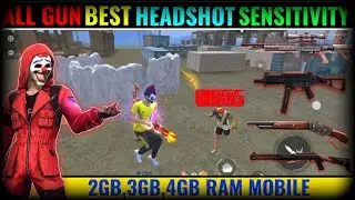 Free Fire Max Auto Headshot Trick 2025 Sensitivity || 2Gb 4Gb 6Gb Ram Headshot Sensitivity Setting